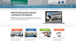 Desktop Screenshot of abacospa.it